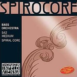 S42 Spirocore Комплект струн для контрабаса размером 4/4, оркестровые, Thomastik S42 - фото 13248