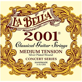 LA BELLA 2001M - Струны для классической гитары 2001MED - фото 10112