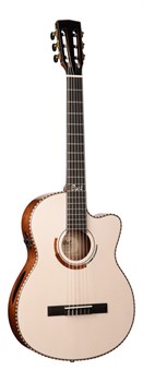 Solencanto-WCASE-WB Masterpiece Sol Encanto Классическая гитара со звукоснимателем, с футляром, Cort Solencanto-WCASE-WBL - фото 12209