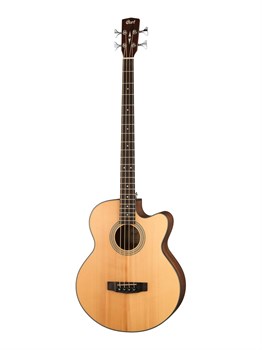 SJB5F-NS-WBAG Acoustic Bass Series Электро-акустическая бас-гитара цвет натуральный, с чехлом, Cort SJB5F-NS-WBAG - фото 12379