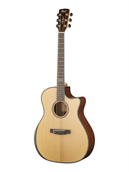 GA-PF-Bevel-NAT-WBAG Grand Regal Series Электро-акустическая гитара с вырезом, чехол, Cort GA-PF-Bevel-NAT-WBAG - фото 12460