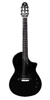 Hispania-Black-GT Классическая гитара со звукоснимателем, черная, Martinez Hispania-Black-GT - фото 12798