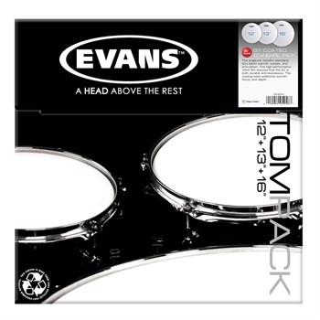 ETP-G1CTD-S G1 Standard Набор пластика для том барабана, с покрытием 12"/13"/16", Evans ETP-G1CTD-S - фото 13119