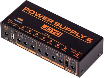 JP-05 Блок питания для педалей эффектов, 7х9В+1 комбо, Joyo JP-05 - фото 13168