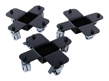 AGPST-1BK Комплект транспортировочных роликов для рояля (3шт), черный, Aurora AGPST-1BK - фото 13205