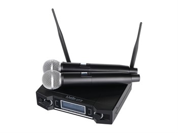 LS-P3-2M Двухканальная вокальная радиосистема, 2 ручных передатчика, LAudio LS-P3-2M - фото 13319