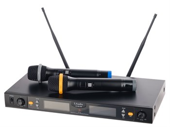 LS-Q2-2M Беспроводная микрофонная система, 2 ручных передатчика, LAudio LS-Q2-2M - фото 13380