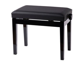 HY-PJ010-GLOSS-BLACK Банкетка, черная, искусственная кожа, Rin HY-PJ010-GLOSS-BLACK - фото 14208