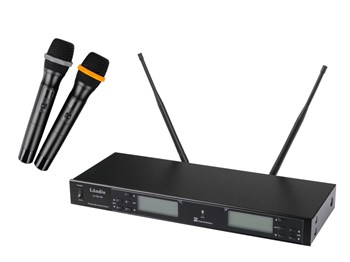 LS-Q5-2M Двухканальная вокальная радиосистема, 2 ручных передатчика, LAudio LS-Q5-2M - фото 14226
