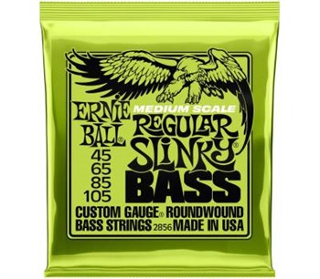 ERNIE BALL 2856 Regular Slinky Medium Scale 45-105 - Струны для бас-гитары P02856 - фото 1508