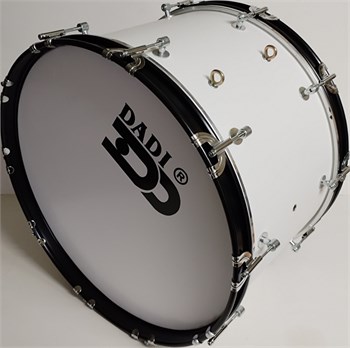 MBB-2412WH Барабан маршевый 24 х 12", белый, Мастерская Бехтеревых MBB-2412WH - фото 15144