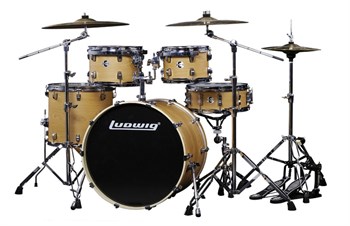 LEC522031 Element Evolution Барабанная установка, цвет древесины, 2 коробки, Ludwig LEC522031 - фото 18702