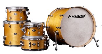 LCEM52204 Evolution Maple Барабанная установка, желтая, 4 коробки, Ludwig LCEM52204 - фото 18703
