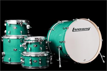 LCEM52207 Evolution Maple Барабанная установка, зеленая, 4 коробки, Ludwig LCEM52207 - фото 18704