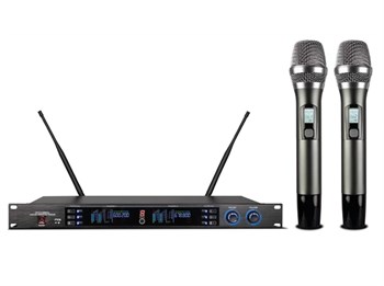 LS-213-2M Беспроводная микрофонная система, 2 ручных передатчика, LAudio LS-213-2M - фото 21075