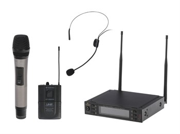 WF-U2302HP Беспроводная микрофонная система, ручной и головной микрофон, Soundsation WF-U2302HP - фото 21127