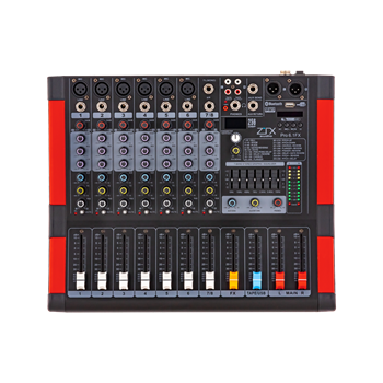 ZTX audio Pro 6.1Fx микшерный пульт 6mono, 1stereo каналы с MP3/SD/DSP/BT/USB Pro 6.1Fx - фото 5316
