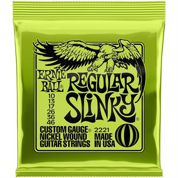 ERNIE BALL 2221 c Nickel Wound Slinky Regular 10-46 - Струны для электрогитары P02221-1 - фото 8390