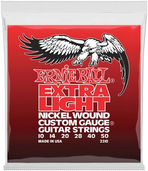 ERNIE BALL 2210 Nickel Wound Extra Light 10-50 - Струны для электрогитары P02210-1 - фото 8423