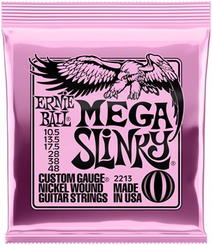 ERNIE BALL 2213 Nickel Wound Slinky Mega 10.5-48 - Струны для электрогитары P02213-1 - фото 8452