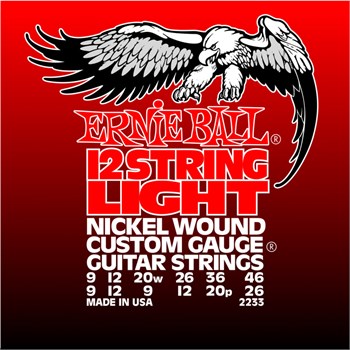 ERNIE BALL 2233 Nickel Wound Light 9-46 - Струны для электрогитары 12-струнной P02233-1 - фото 9042
