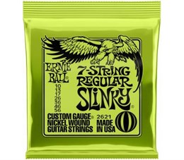 ERNIE BALL 2621 Nickel Wound Slinky Regular 10-56 - Струны для 7 струнной электрогитары Эрни Болл P02621-2