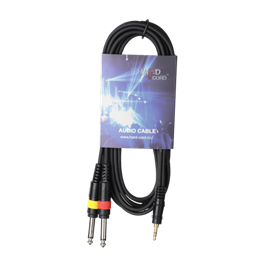 HardCord AJC-15 аудио кабель mini джек стерео-2 Jack mono 1.5m AJC-15