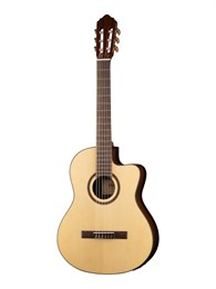 AC160CF-NAT Classic Series Классическая гитара со звукоснимателем, с вырезом, Cort AC160CF-NAT