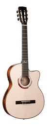 Solencanto-WCASE-WB Masterpiece Sol Encanto Классическая гитара со звукоснимателем, с футляром, Cort Solencanto-WCASE-WBL