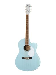 Jade-Classic-SKOP Jade Series Электро-акустическая гитара, голубая, Cort Jade-Classic-SKOP