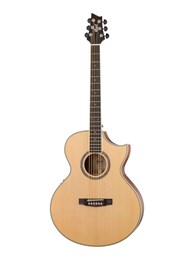 NDX-Baritone-NS-WBAG NDX Series Электро-акустическая баритон гитара, с вырезом, чехол, Cort NDX-Baritone-NS-WBAG
