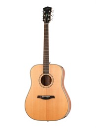 P610-WCASE-NAT Акустическая гитара, дредноут, с футляром, Parkwood P610-WCASE-NAT