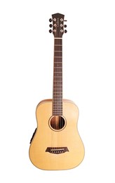 PW-410E-Mini-NS Электро-акустическая гитара, с чехлом, матовая, Parkwood PW-410E-Mini-NS