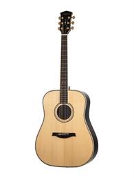 P810ADK-WCASE-NAT Акустическая гитара, цвет натуральный, с футляром, Parkwood P810ADK-WCASE-NAT