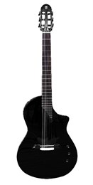 Hispania-Black-GT Классическая гитара со звукоснимателем, черная, Martinez Hispania-Black-GT