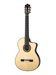 Almeria-Luthier-Rosewood Классическая гитара со звукоснимателем, с вырезом, Martinez Almeria-Luthier-Rosewood