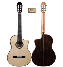 GS-Ziricote Gypsy Series Классическая гитара со звукоснимателем, Martinez GS-Ziricote
