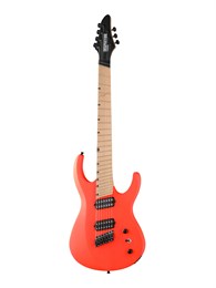 Phoenix-7-multiscale-red Электрогитара 7-струнная мультимензурная, красная, Inspector Phoenix-7-multiscale-red