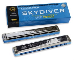 25480C Skydiver C Губная гармошка тремоло, Seydel Sohne 25480C
