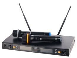 LS-Q2-2M Беспроводная микрофонная система, 2 ручных передатчика, LAudio LS-Q2-2M