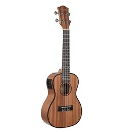 HH-2035E Mahogany Series Укулеле концертный со звукоснимателем, с чехлом, цвет натуральный, Cascha HH-2035E