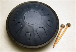 PNG-GD-36MM Глюкофон кованый "Грандрам", синий металлик 36см, с палочками и чехлом, Pangooda Drums PNG-GD-36MM