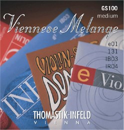 GS100 Viennese Melange Комплект струн для скрипки размером 4/4, Thomastik GS100