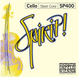 SP400 Spirit! Комплект струн для виолончели размером 4/4, среднее натяжение, Thomastik SP400