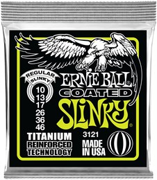 ERNIE BALL 3121 RPS Coated Titanium Slinky Regular 10-46 - Струны для электрогитары P03121-1
