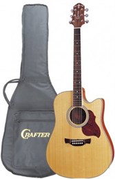 CRAFTER DE-6 N + Чехол - Гитара электроакустическая шестиструнная DE 6/N