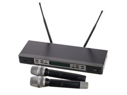 LS-Q10-2M Беспроводная микрофонная система с двумя ручными передатчиками, LAudio LS-Q10-2M