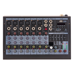 ZTX audio Compact 6.1Fx микшерный пульт 6mono, 1stereo каналы с MP3/DSP/BT Compact 6.1Fx