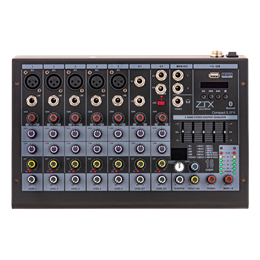 ZTX audio Compact 5.2Fx микшерный пульт 5mono, 2stereo каналов с MP3/DSP/BT Compact 5.2Fx