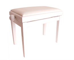 HY-PJ018B-GLOSS-WHITE Банкетка, вельвет, белый/белый, Rin HY-PJ018B-GLOSS-WHITE-1